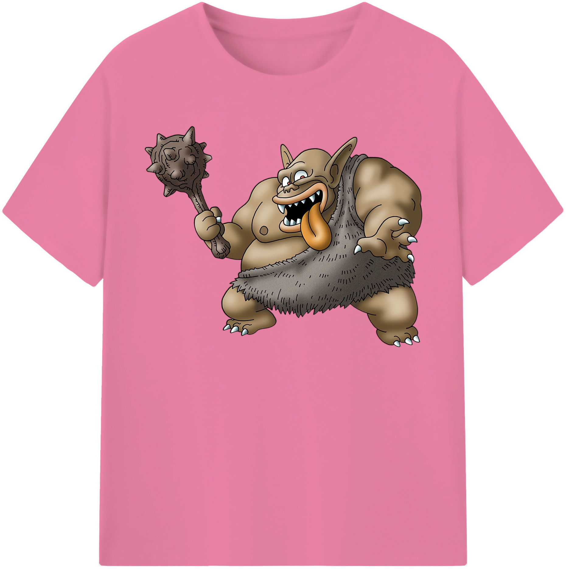 （画像用） ドラゴンクエスト Doragon Kuesuto Dragon Quest 綿100％半袖Tシャツ（フロントプリント）